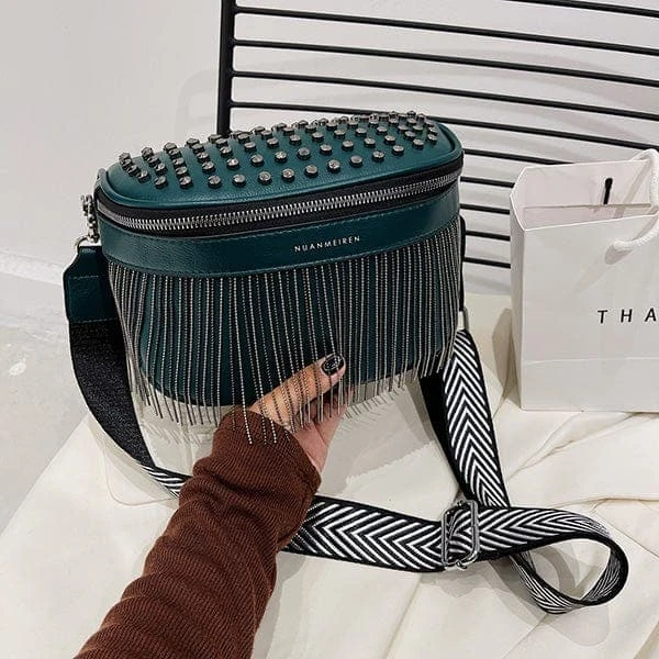 Iris Fringe Studded Bum Bag 14 Iris Fringe Studded Bum Bag - Image 14