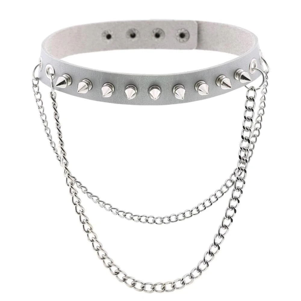Emo Punk Chained Choker 15 Emo Punk Chained Choker - Image 15