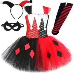 Harley Quinn Inspired Girls Tutu Dress -Gothic Clothing Store 13 b34e5ba7 2d24 47da bb69 7c8e057805f3