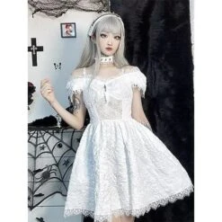 Gothic Spider Web Lace Dress -Gothic Clothing Store 13 df1bde81 5b79 40ef bf1b ebd3b9e05970