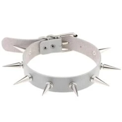 Silver Spiked Leather Choker 34 Silver Spiked Leather Choker -Gothic Clothing Store 13 f8707544 3bc5 4ce1 bc05 68bcd2eef9d2
