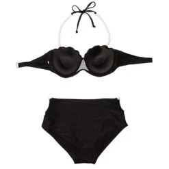 Gothic Pearly Shell Halter Bikini Set – High-Waist Two-Piece Swimwear -Gothic Clothing Store 13 fd74420c ca4c 4e4d 926e 02231c1064fa