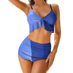 Midnight Dip Two Tone High Waist Bikini Set -Gothic Clothing Store 14 1c4bab70 30b6 4f36 a572 d315e30ea109