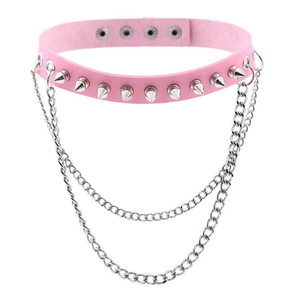 Emo Punk Chained Choker 16 Emo Punk Chained Choker - Image 16