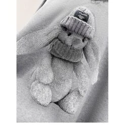 Bunny Haze Loose Sweatshirt -Gothic Clothing Store 14 8574b903 d595 4e55 9ac0 64a8dd9a7946