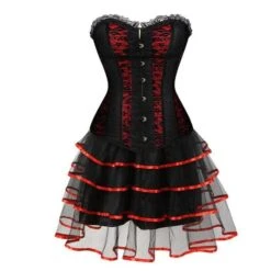 Dark Lace Overbust Corset -Gothic Clothing Store 14 a00d8e92 c67e 4132 a9f6 c8c7473f3108