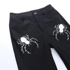 Spider Slayer Flare Pants -Gothic Clothing Store 14 a9723212 fdd4 463d a8e7 ab3bb3124d4c