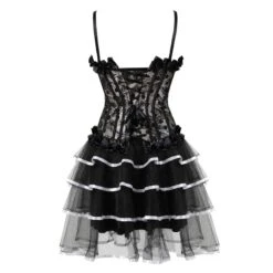 Polka Dot Overbust Corset Dress -Gothic Clothing Store 14 d1bf4c41 2cee 4041 8f37 e984380cedd2