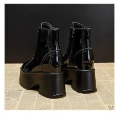 Julie Platform Saddle Shoes -Gothic Clothing Store 14 e4c68a6b eb17 48e1 931a be21cc893d26