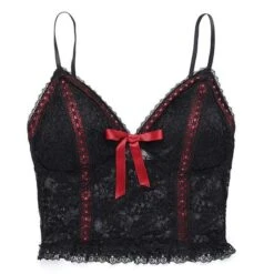 Red Bow Lace Camisole Top -Gothic Clothing Store 15 479bf9a9 d5dd 4f46 ba42 07aa8cf96b3a