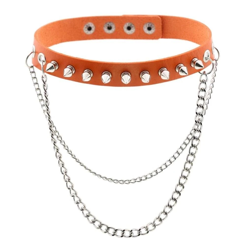 Emo Punk Chained Choker 8 Emo Punk Chained Choker - Image 8
