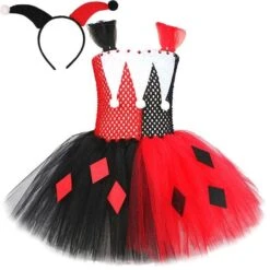 Harley Quinn Inspired Girls Tutu Dress -Gothic Clothing Store 15 8f848f3c 099a 4f9e bc99 ba6cc77d4f46