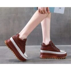 Blaise Ridged Platform Sneakers -Gothic Clothing Store 15 94ddb3de bca5 4701 81f4 0eca3196c27f