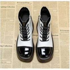 Julie Platform Saddle Shoes -Gothic Clothing Store 15 cd59713d a92b 486c 90db e4972b45b23a