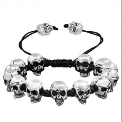 Smiling Skull Vintage Bracelet -Gothic Clothing Store 15 d37b531c 5e08 40be 8491 dfe68918061f