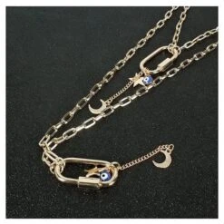 Carabiner Layered Chain Necklaces -Gothic Clothing Store 15 fd0e249d 7d13 4876 800b ef19309eaac4