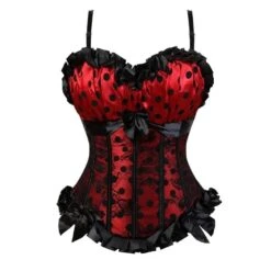 Polka Dot Overbust Corset Dress -Gothic Clothing Store 16 421ef7f8 d8b1 4a5d 87d5 54f4a513ecf3