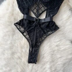 Catalina Plaid Mesh Bodysuit -Gothic Clothing Store 16 49292e2b 6e80 43bf afbc a6d946c5265f