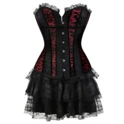 Dark Lace Overbust Corset -Gothic Clothing Store 16 5da2d957 be79 429a ae3c 2a7fc178907d