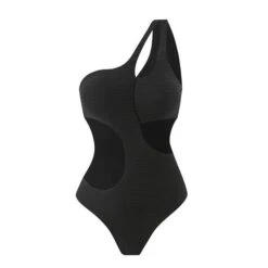 Chic Asymmetric Cut Out One Piece Swimsuit -Gothic Clothing Store 16 96667012 e828 4159 a877 5fb462d09459