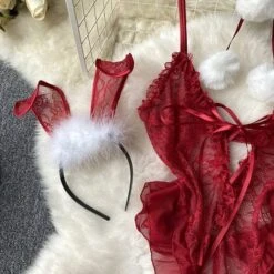 Gothic Valentine Lace Bodysuit Set -Gothic Clothing Store 17 5683d760 fc01 4b21 a5d4 df36affeff0a