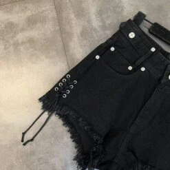 Lil Freak Fringe Denim Shorts -Gothic Clothing Store 17 a74e9a53 24a6 4ce6 a37b 3d2d084fd7d6
