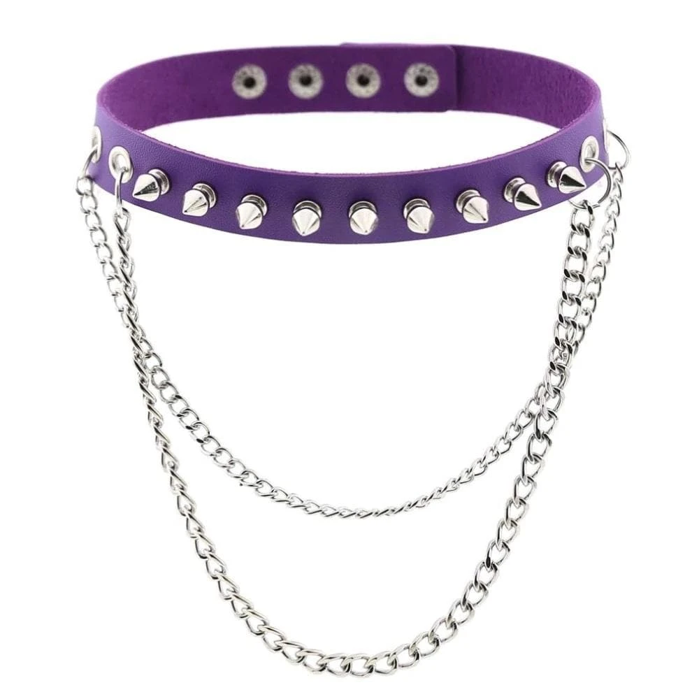 Emo Punk Chained Choker 4 Emo Punk Chained Choker - Image 4