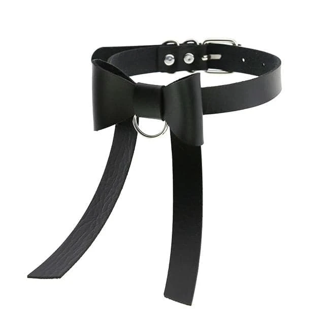 Bowknot Leather Choker 3 Bowknot Leather Choker - Image 3