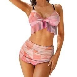 Midnight Dip Two Tone High Waist Bikini Set -Gothic Clothing Store 18 4e1541c9 1fd7 42cc 9b68 b48eaab27983