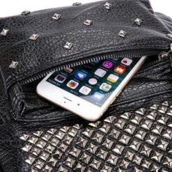 Rivets Overload Leather Backpack -Gothic Clothing Store 18 dfcc2b61 d25f 441c bf1a 170be884be19