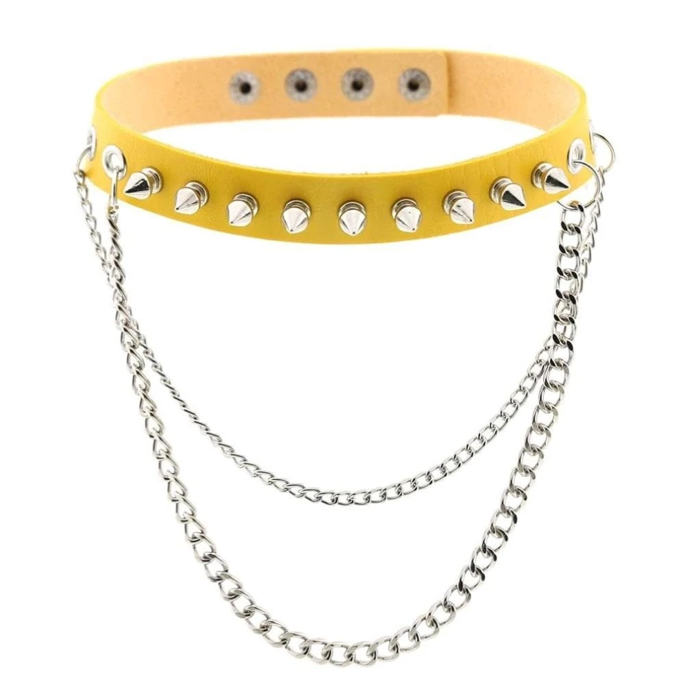 Emo Punk Chained Choker 17 Emo Punk Chained Choker - Image 17