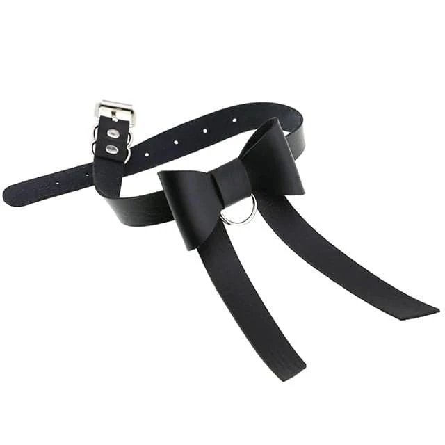 Bowknot Leather Choker 4 Bowknot Leather Choker - Image 4