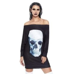 Gothic Skull Pumpkin Dress -Gothic Clothing Store 1 0004631c a14b 4cbc b1de e0d660fcebdb