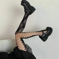 Mandy Gothic Fishnet Stocking -Gothic Clothing Store 1 0a07e777 c34d 48eb a3eb 5bb8b21b8582