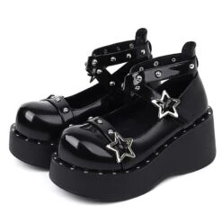 Night Star Mary Jane Shoes -Gothic Clothing Store 1 0e75c071 e72e 4bdc a568 a51fd0a5172b
