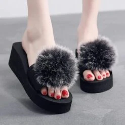 Summer Sassy Pompom Sandals -Gothic Clothing Store 1 10f739e6 6487 4fb7 ad6a 315dc67c97c1