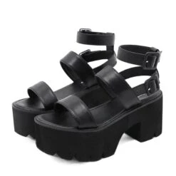 Haunted Chunky Platform Sandals -Gothic Clothing Store 1 122b81af 849b 4a06 9e9c 8a6138e04d4e