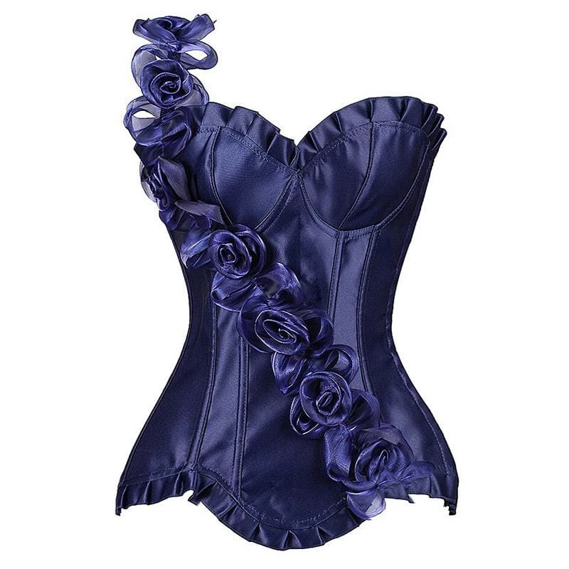 Floral Sweetheart Overbust Corset 3 Floral Sweetheart Overbust Corset - Image 3