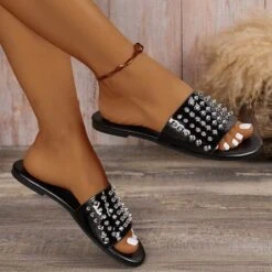 Devil's Spur Leather Studded Sandals -Gothic Clothing Store 1 2aa45882 9d5f 47fd ba8e b1f58e52ddf7