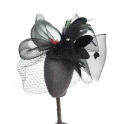 Caroline Black Fascinator Hat -Gothic Clothing Store 1 2fc2b163 3bf6 4466 9ef3 cc9be11346ca