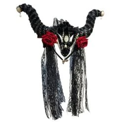 Gothic Pearl Horned Headband -Gothic Clothing Store 1 3a4cb662 e3ec 4f39 af79 1bf314bf2b2d