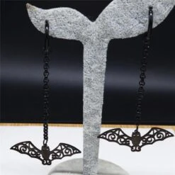 Sorcerers Crafty Bat Earrings -Gothic Clothing Store 1 3afb3288 7b62 4f1b 8f23 c0c83f7852ed