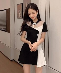 Mandarin Style Two Piece Dress Set -Gothic Clothing Store 1 3c13f14b eaaf 4eac b46c d6c2236e8496