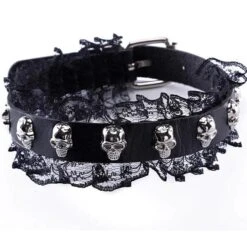 Lustful Skull Choker Necklace -Gothic Clothing Store 1 4ed5948f bacd 4c01 ba21 66ac6d425889