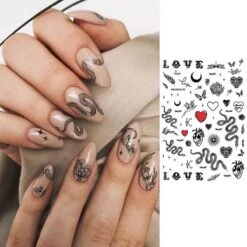 Serpent Nail Art Stickers
