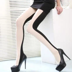 Dual Shade Goth Tights -Gothic Clothing Store 1 5f69b54b 192d 461b bd92 00cec53678ce