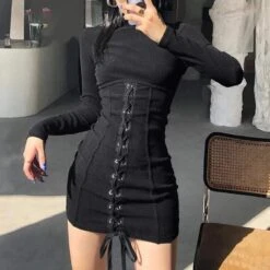 Devlin Black Bodycon Dress