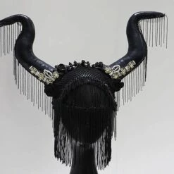 Devilish Ox Horns Headdress -Gothic Clothing Store 1 78959a5f 428f 4f12 a048 8a8a850e6257