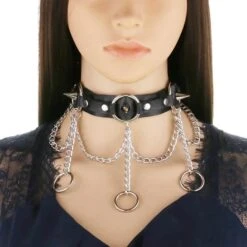 Chain Of Guilt Leather Choker -Gothic Clothing Store 1 7d3f515b 1888 474b 8595 abd300cc9b1b
