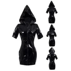 Fetish Dream Hooded Mini Dress -Gothic Clothing Store 1 819d3ff1 bb72 44a3 a2bc 733a6e9fb8d5